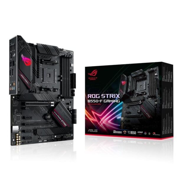 Asus "ROG Strix B550-F Gaming" Mainboard, Sockel AM4 ATX Ryzen, PCIe 4.0, Intel 2,5 Gbit/s-Ethernet, 2x M.2