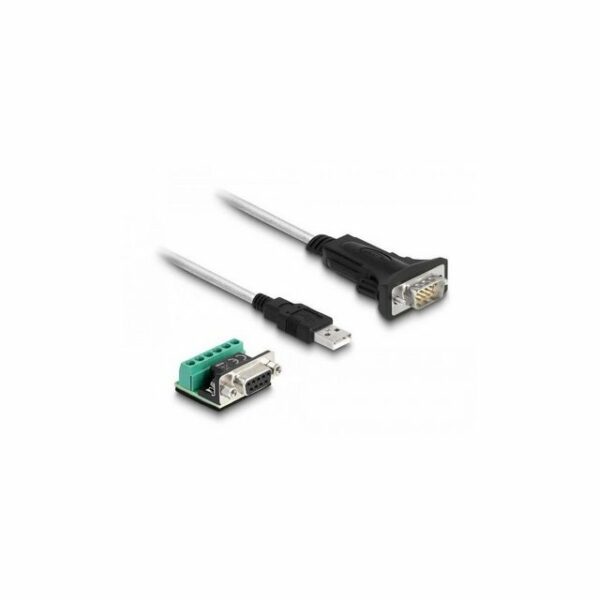 Delock Adapter USB 2.0 Typ-A zu 1x seriell RS-422/485 St. m. 6... Computer-Kabel, USB, (180,00 cm)