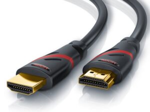 CSL HDMI-Kabel, 2.0b, HDMI Typ A (100 cm), 4K Ultra HD, UHD, Full HD, 3D, ARC, High Speed mit Ethernet - 1m