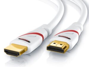 CSL HDMI-Kabel, 2.0b, HDMI Typ A (150 cm), 4K Ultra HD, UHD, Full HD, 3D, ARC, High Speed mit Ethernet - 1,5m