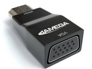 JAMEGA HDMI auf VGA Adapter HDMI zu VGA 1080p Konverter HDTV für Beamer, PC, HDMI-Adapter