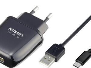 VOLTCRAFT SPS-2100m VC-11693710 USB-Ladegerät Steckdose Ausgangsstrom (max.) 2100 mA 1 x USB, Micro-USB Raspberry Pi 2 geeignet (VC-11693710)
