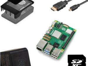 MegaComputerWorld Set / Raspberry Pi 5 / 128GB SD Card / Netzteil / Gehäuse / HDMI Mini-PC (8 GB RAM)