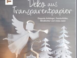 Winterliche Deko aus Transparentpapier