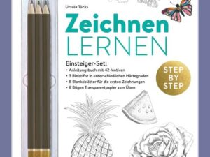 Zeichnen lernen Einsteigerset. Geschenkset für Anfänger