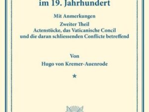 Actenstücke zur Geschichte des Verhältnisses zwischen Staat und Kirche im 19. Jahrhundert.