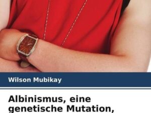 Albinismus, eine genetische Mutation, keine Krankheit