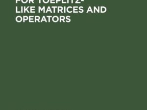 Algebraic Methods for Toeplitz-like Matrices and Operators