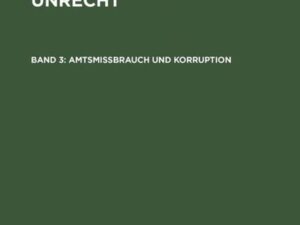 Amtsmissbrauch und Korruption