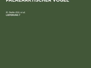 Atlas der Verbreitung palaearktischer Vögel. Lieferung 7