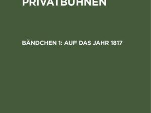 Auf das Jahr 1817