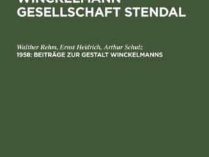 Beiträge zur Gestalt Winckelmanns