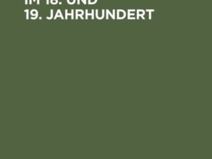 Berliner Bürgertum im 18. und 19. Jahrhundert