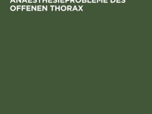 Berliner Symposion über Anaesthesieprobleme des offenen Thorax