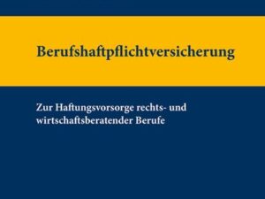 Berufshaftpflichtversicherung