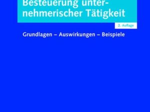 Besteuerung unternehmerischer Tätigkeit