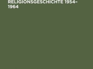 Bibliographie zur alteuropäischen Religionsgeschichte 1954–1964