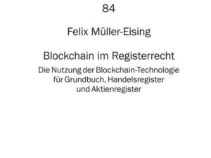 Blockchain im Registerrecht