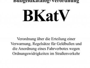 Bußgeldkatalog-Verordnung (BKatV)