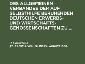 Cassell, vom 20. bis 24. August 1906.