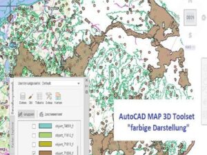 Civil 3D Version 2023 / AutoCAD MAP 3D Toolset, "farbige Darstellung" (für Anwender)