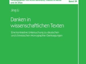 Danken in wissenschaftlichen Texten