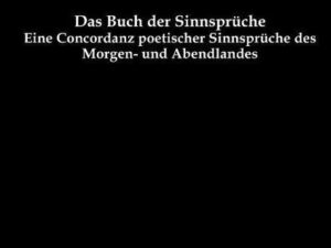 Das Buch der Sinnsprüche