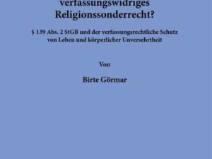 Das Geistlichenprivileg – verfassungswidriges Religionssonderrecht?