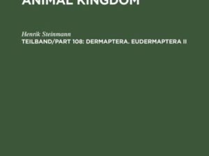 Das Tierreich / The Animal Kingdom / Dermaptera. Eudermaptera II