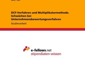 DCF-Verfahren und Multiplikatormethode. Schwächen bei Unternehmensbewertungsverfahren