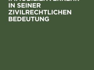 Der Betrug im Immobilienverkehr in seiner zivilrechtlichen Bedeutung