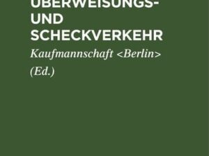 Der Post-Überweisungs- und Scheckverkehr