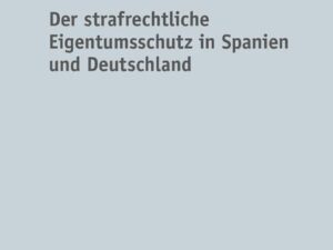 Der strafrechtliche Eigentumsschutz in Spanien und Deutschland