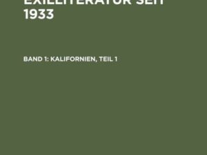 Deutschsprachige Exilliteratur seit 1933 / Kalifornien