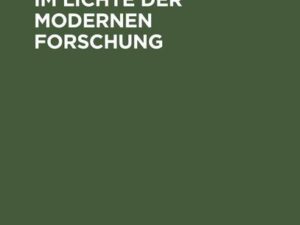 Die Alkoholfrage im Lichte der modernen Forschung