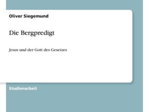 Die Bergpredigt