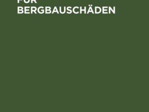 Die Entschädigung für Bergbauschäden