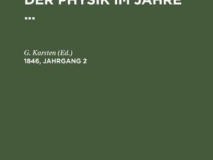 Die Fortschritte der Physik im Jahre .... 1846, Jahrgang 2