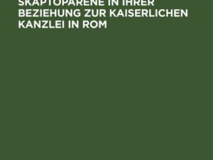 Die Inschrift von Skaptoparene in ihrer Beziehung zur kaiserlichen Kanzlei in Rom