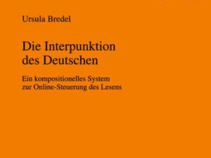 Die Interpunktion des Deutschen