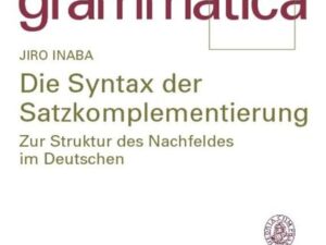 Die Syntax der Satzkomplementierung