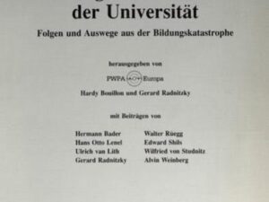 Die ungewisse Zukunft der Universität.