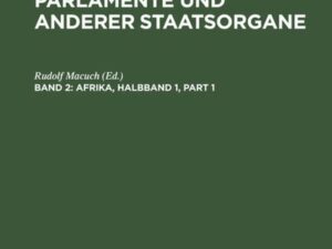 Die Wahl der Parlamente und anderer Staatsorgane / Afrika