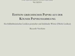 Edition griechischer Papyri aus der Kölner Papyrussammlung