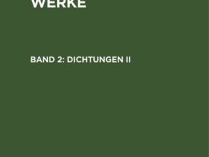 Emil von Schönaich-Carolath: Gesammelte Werke / Dichtungen II