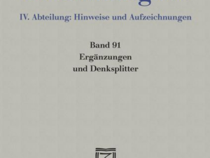 Ergänzungen und Denksplitter