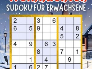 Frohe Weihnachten - Sudoku Rätselbuch