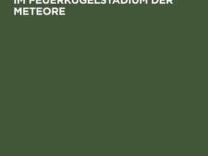 Gasdynamische Vorgänge im Feuerkugelstadium der Meteore