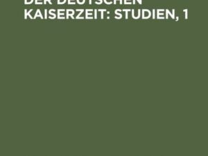 Geistliche Poeten der deutschen Kaiserzeit: Studien, 1