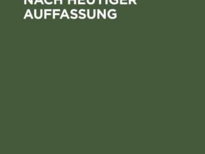 Geologie Palästinas nach heutiger Auffassung